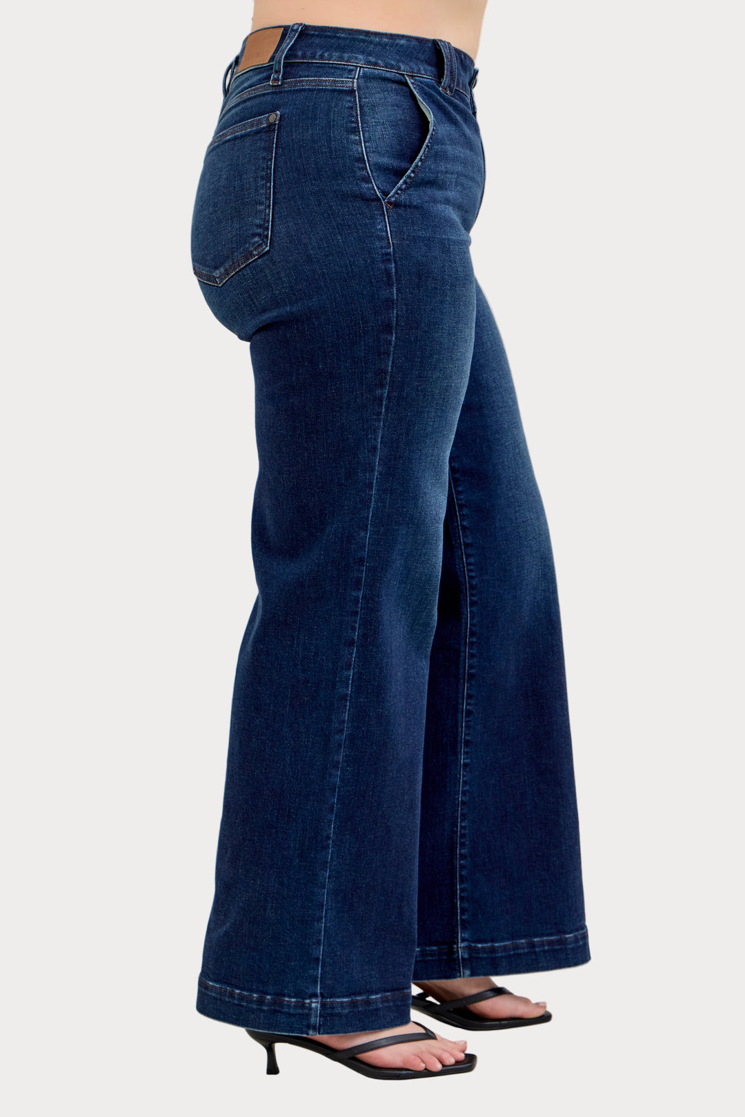 High Waist Trouser Jeans | Plus