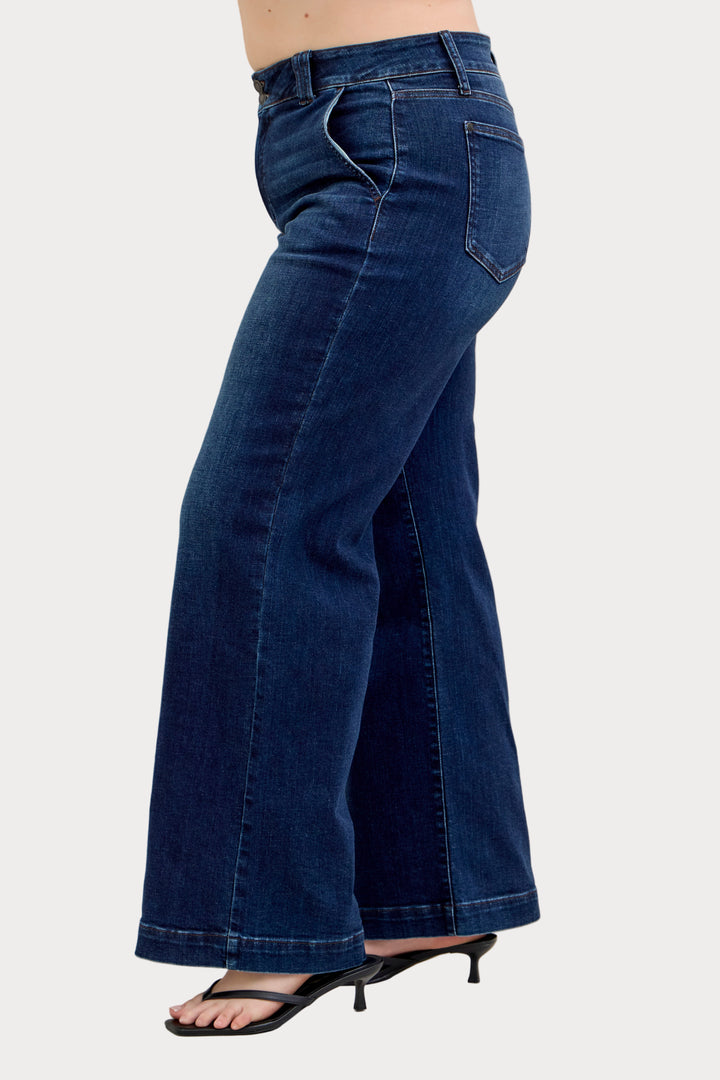 High Waist Trouser Jeans | Plus