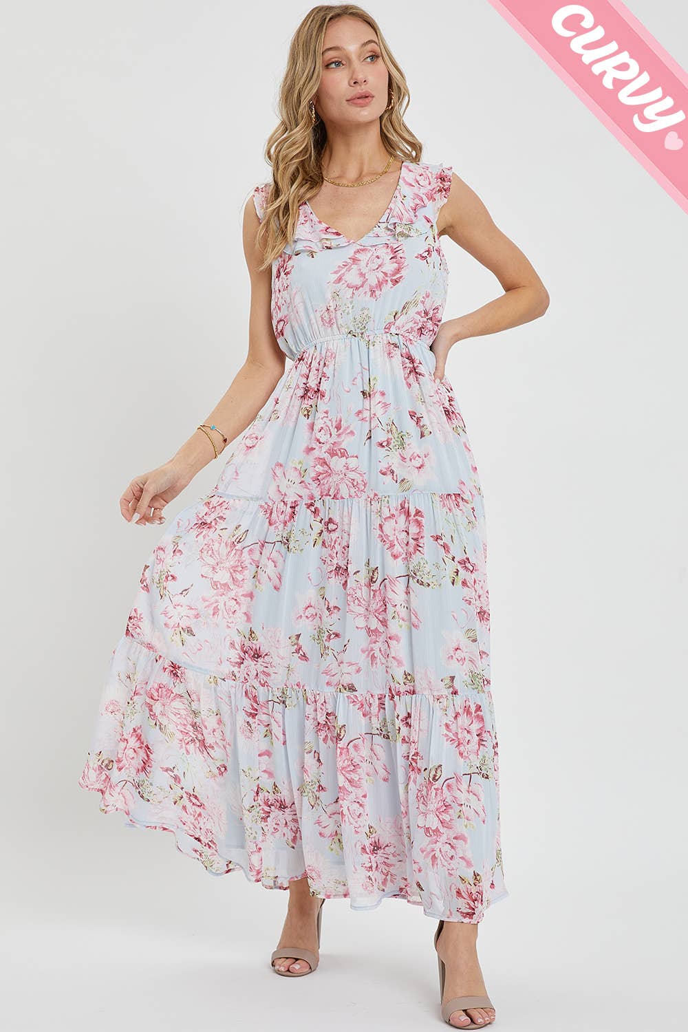 Garden Party Maxi Dress - Plus