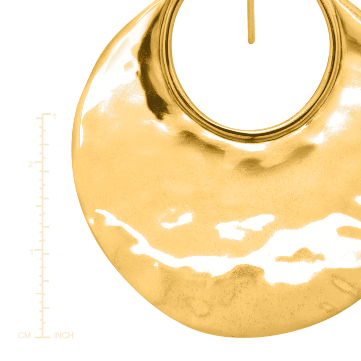'Crescent Drop' Sterling Silver Earrings