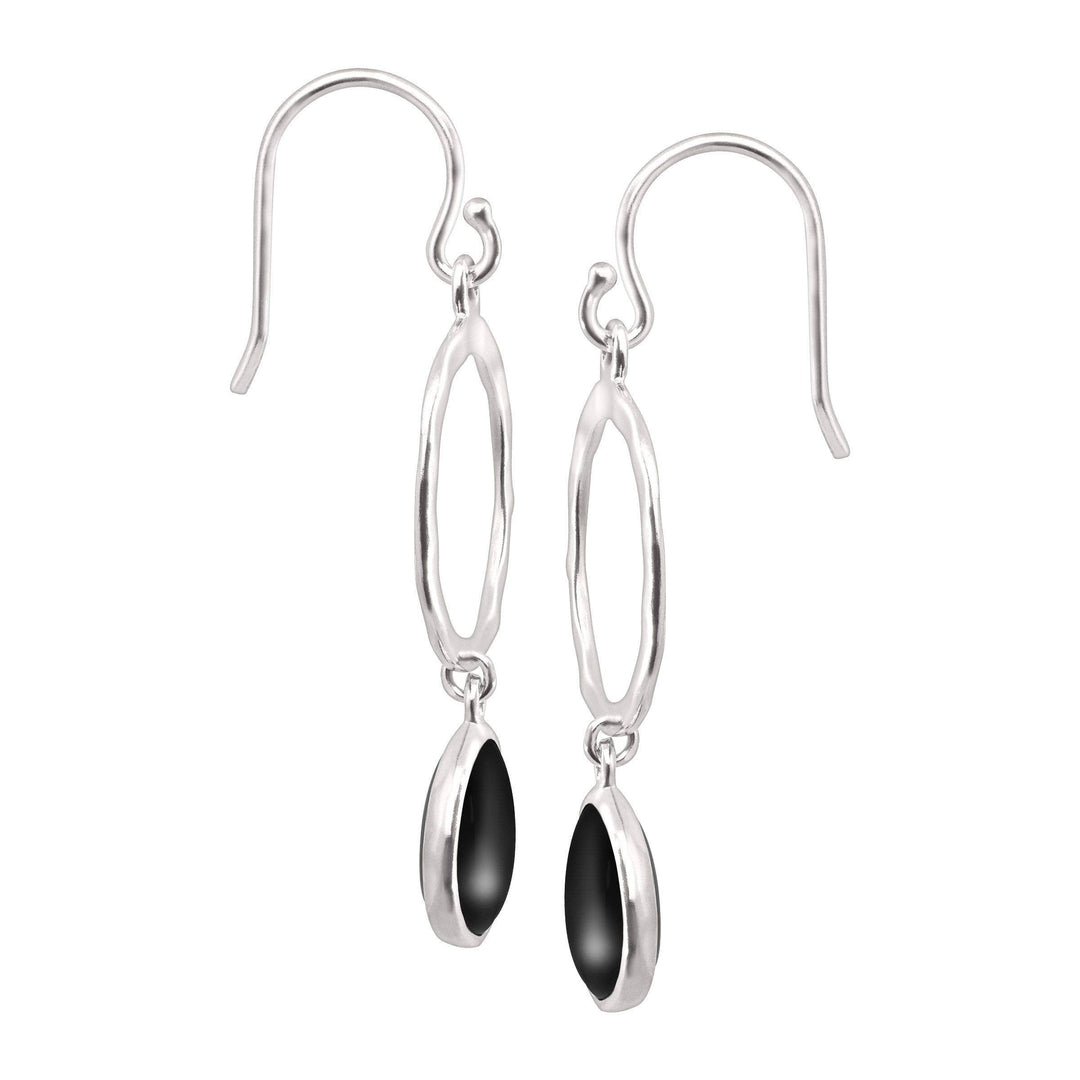 'Dark Halo' Drop Earring