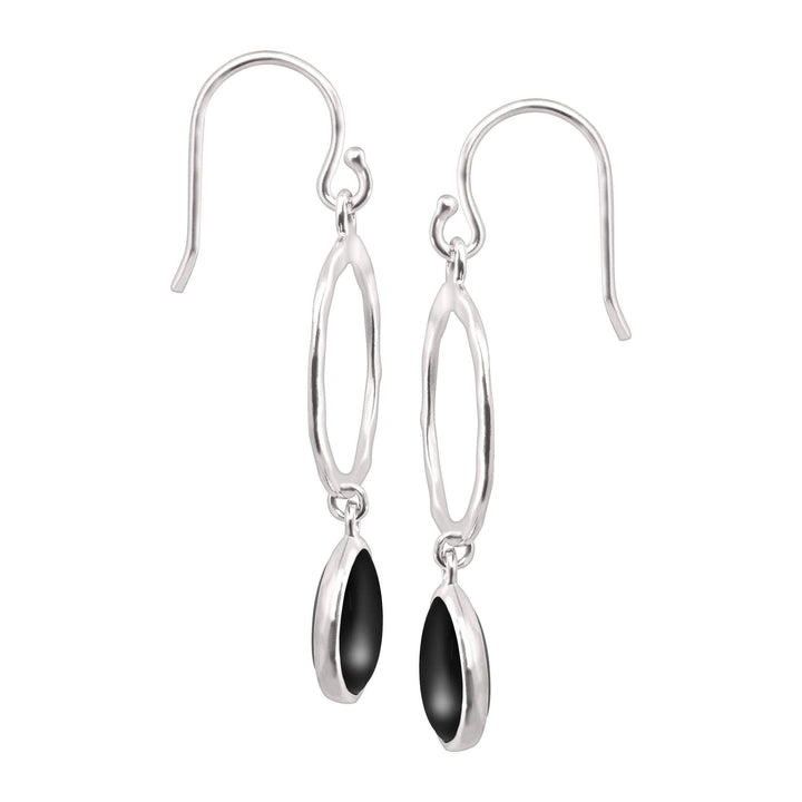 'Dark Halo' Drop Earring