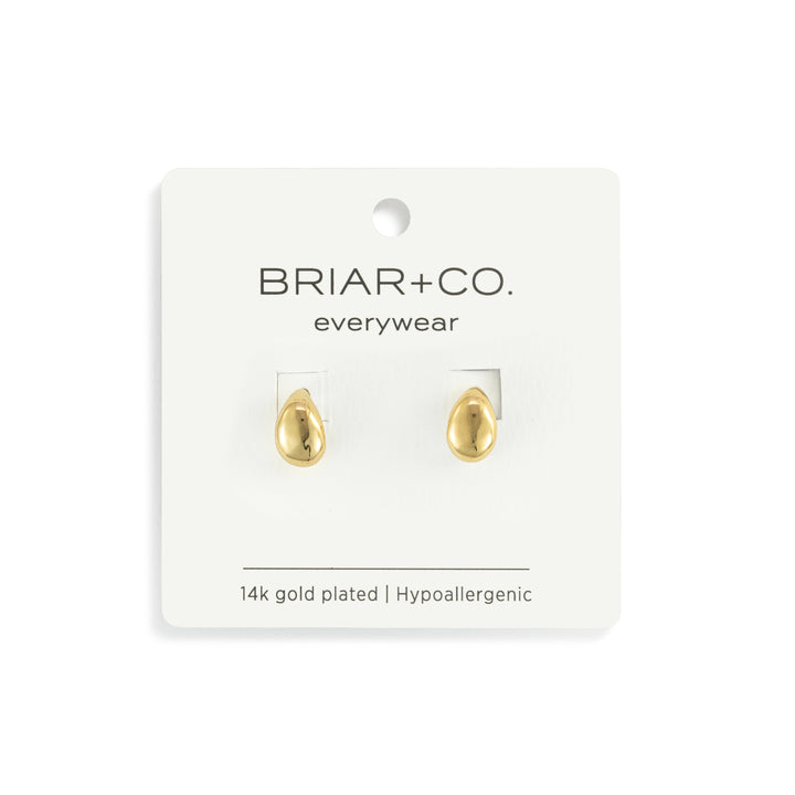 Gold Tear Drop Earring