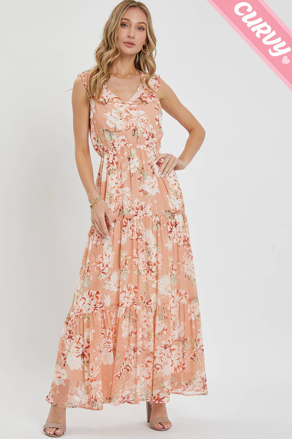 Garden Party Maxi Dress - Plus