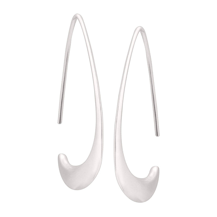 'Silhouette' Drop Earrings in Sterling Silver