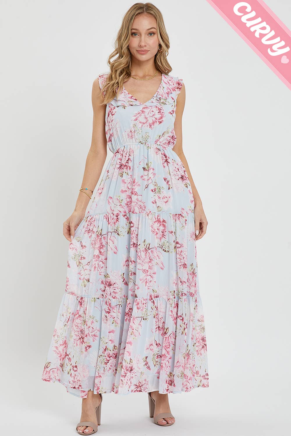 Garden Party Maxi Dress - Plus