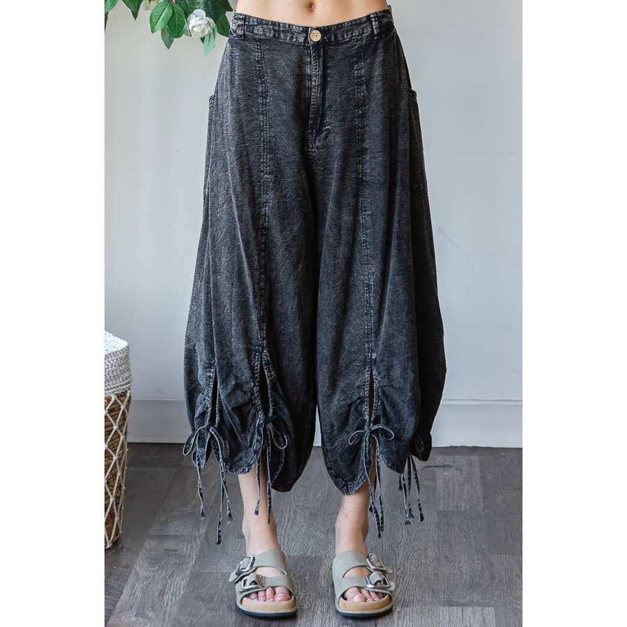 Mineral Washed Cinch Pants