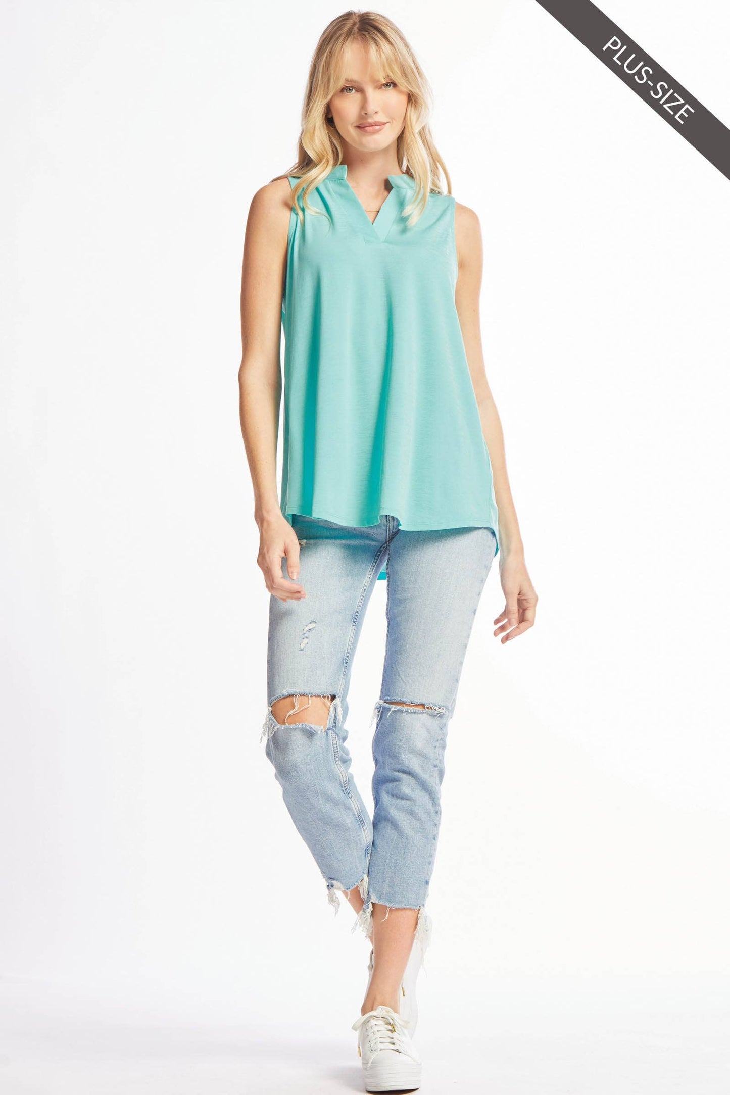 Lizzy Solid Tank - Plus