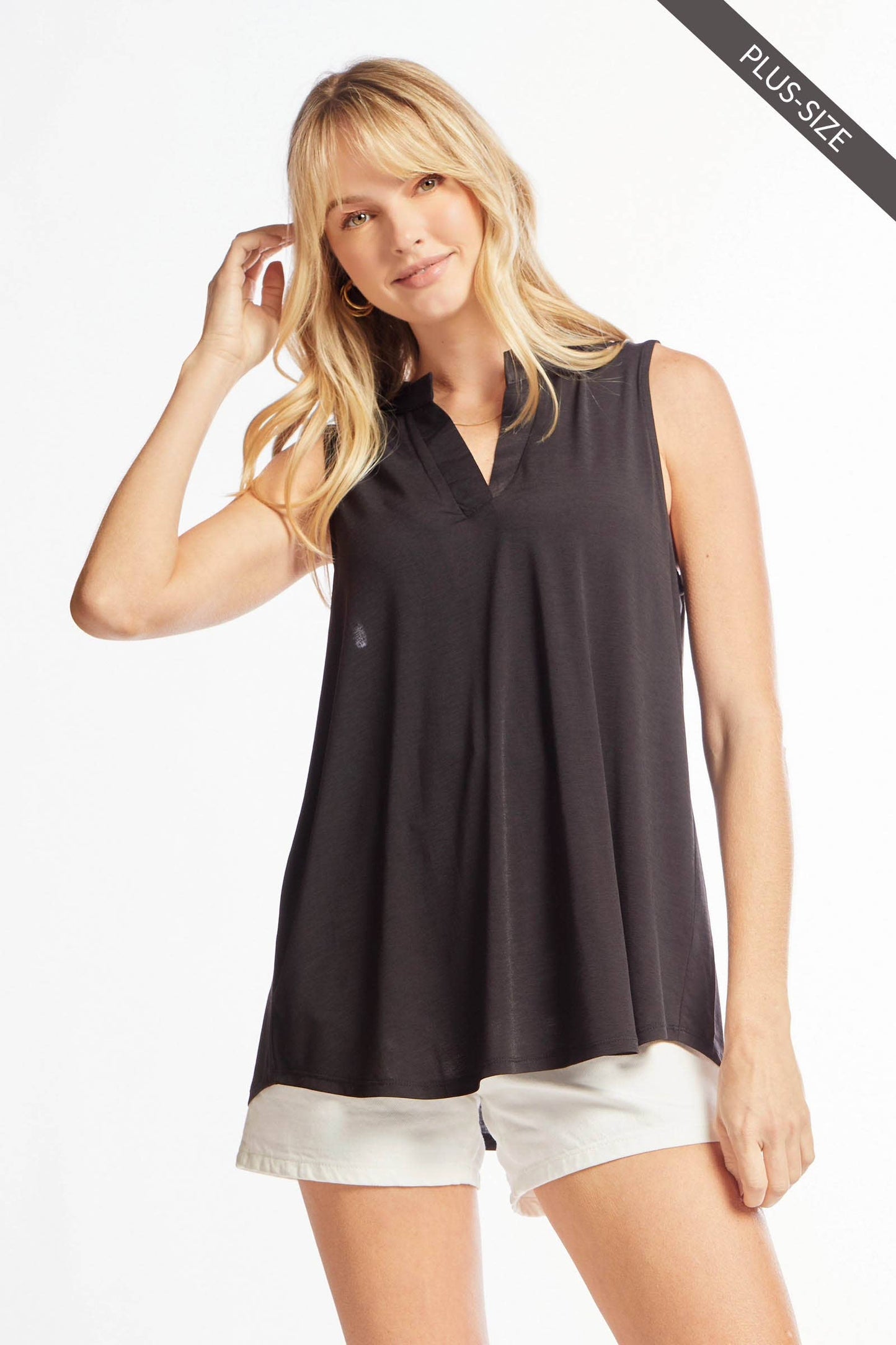 Lizzy Solid Tank - Plus