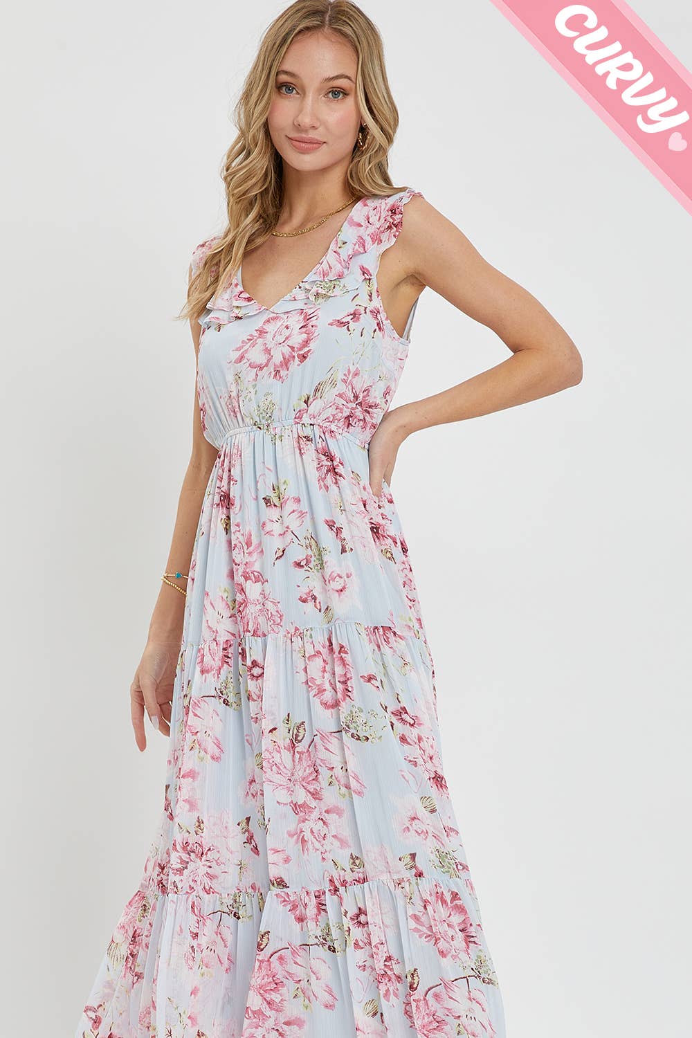 Garden Party Maxi Dress - Plus