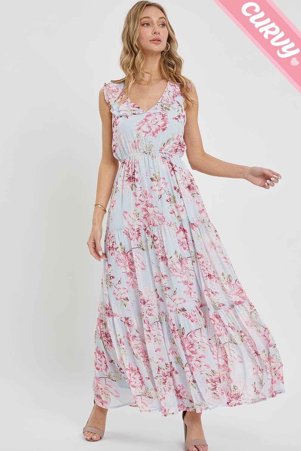 Garden Party Maxi Dress - Plus