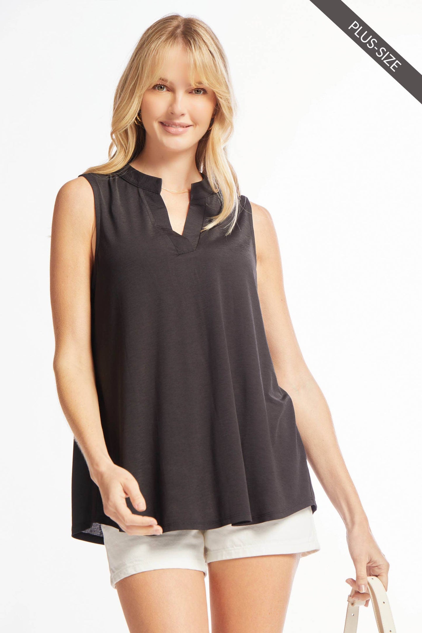 Lizzy Solid Tank - Plus