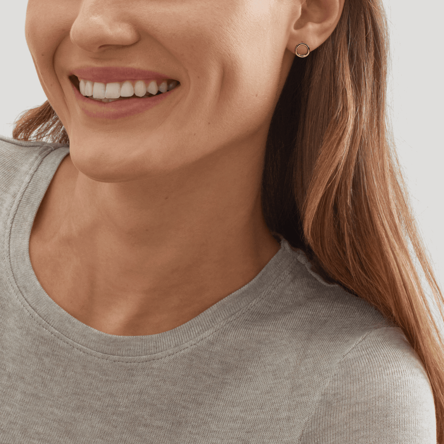 Silpada 'Karma' Open Circle Stud Earrings in Sterling Silver