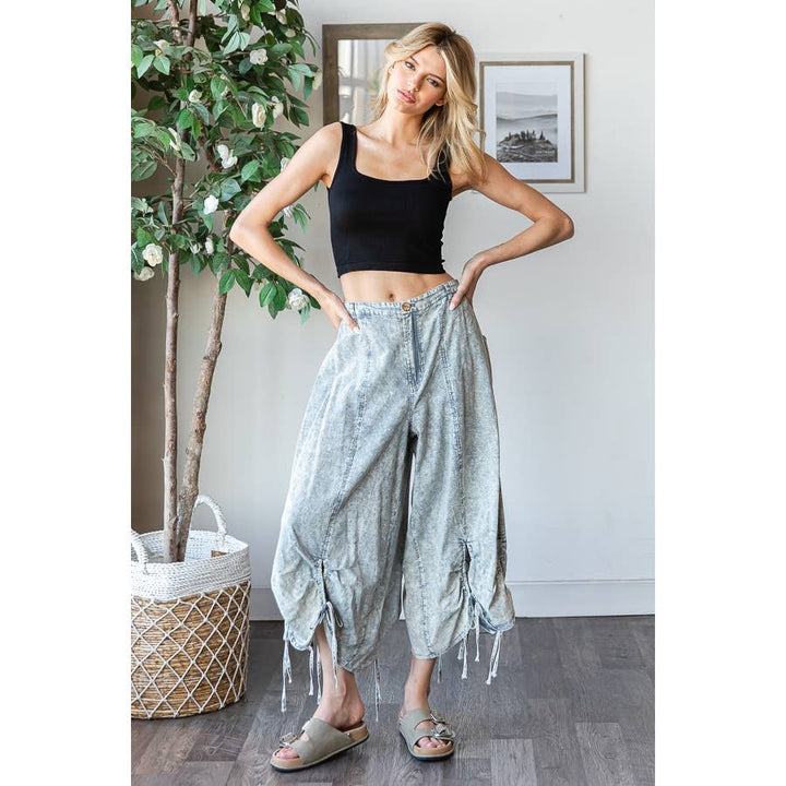 Mineral Washed Cinch Pants