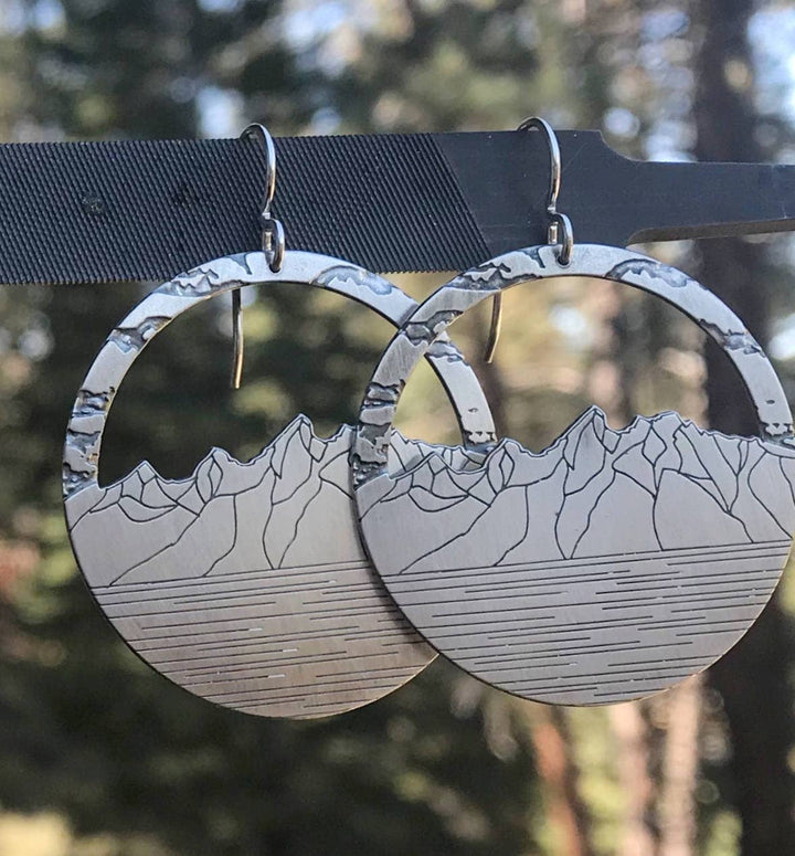 Teton Earrings – Inspired by Majestic Mountain Landscapes