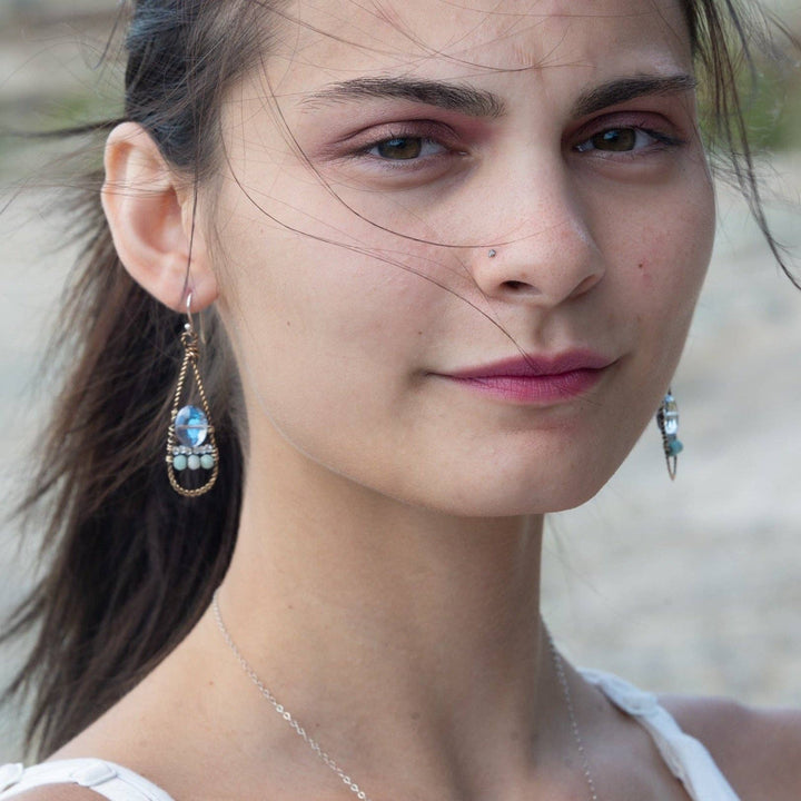 Blue Skies Drop Earring