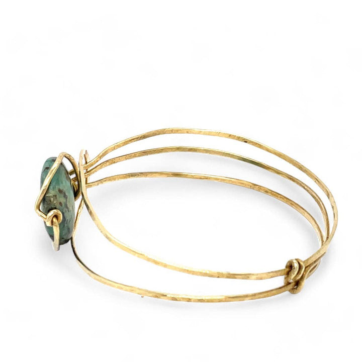 African Turquoise Moon Bracelet