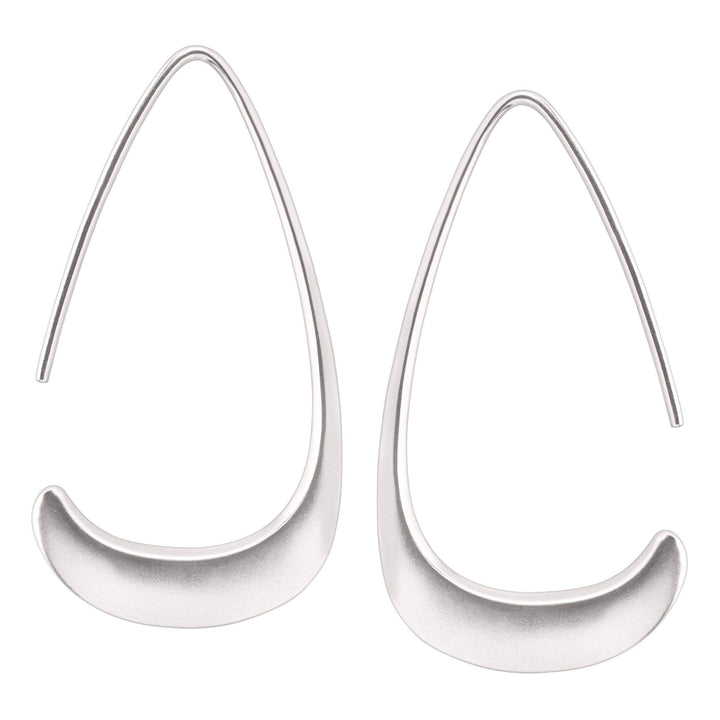 'Silhouette' Drop Earrings in Sterling Silver