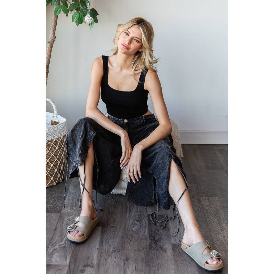 Mineral Washed Cinch Pants