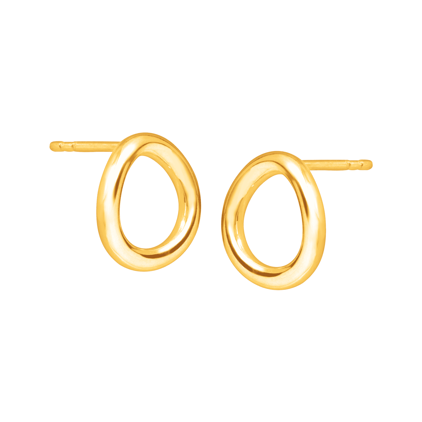 Silpada 'Karma' Open Circle Stud Earrings in Sterling Silver