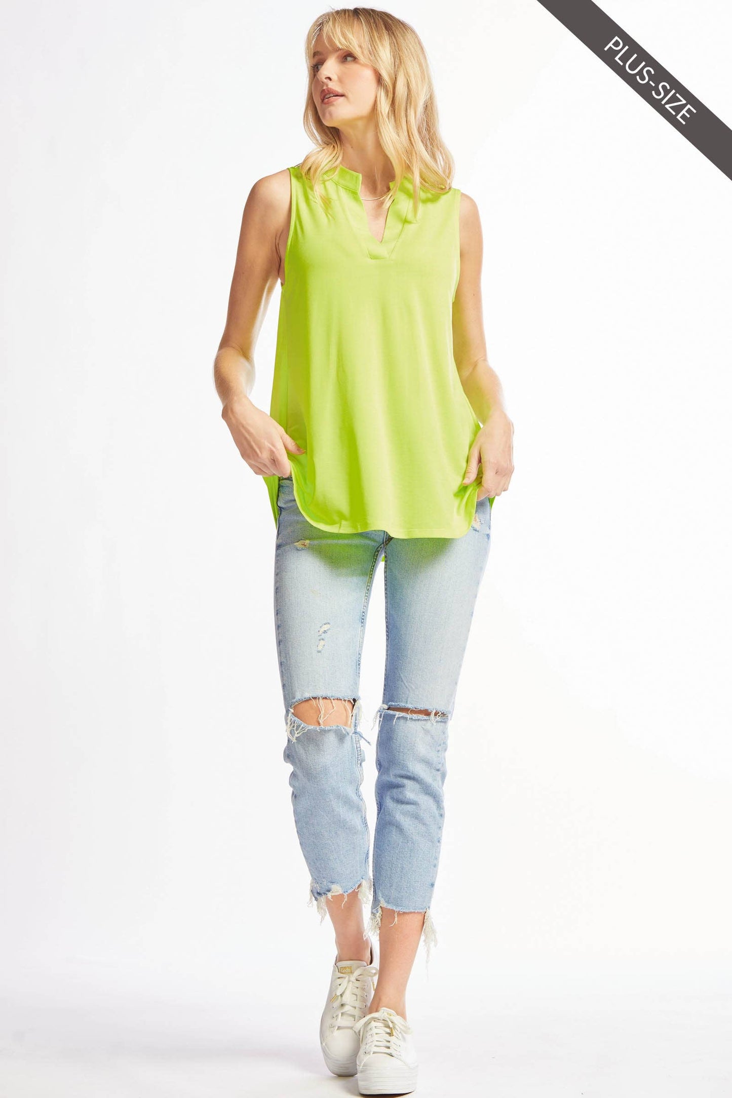Lizzy Solid Tank - Plus