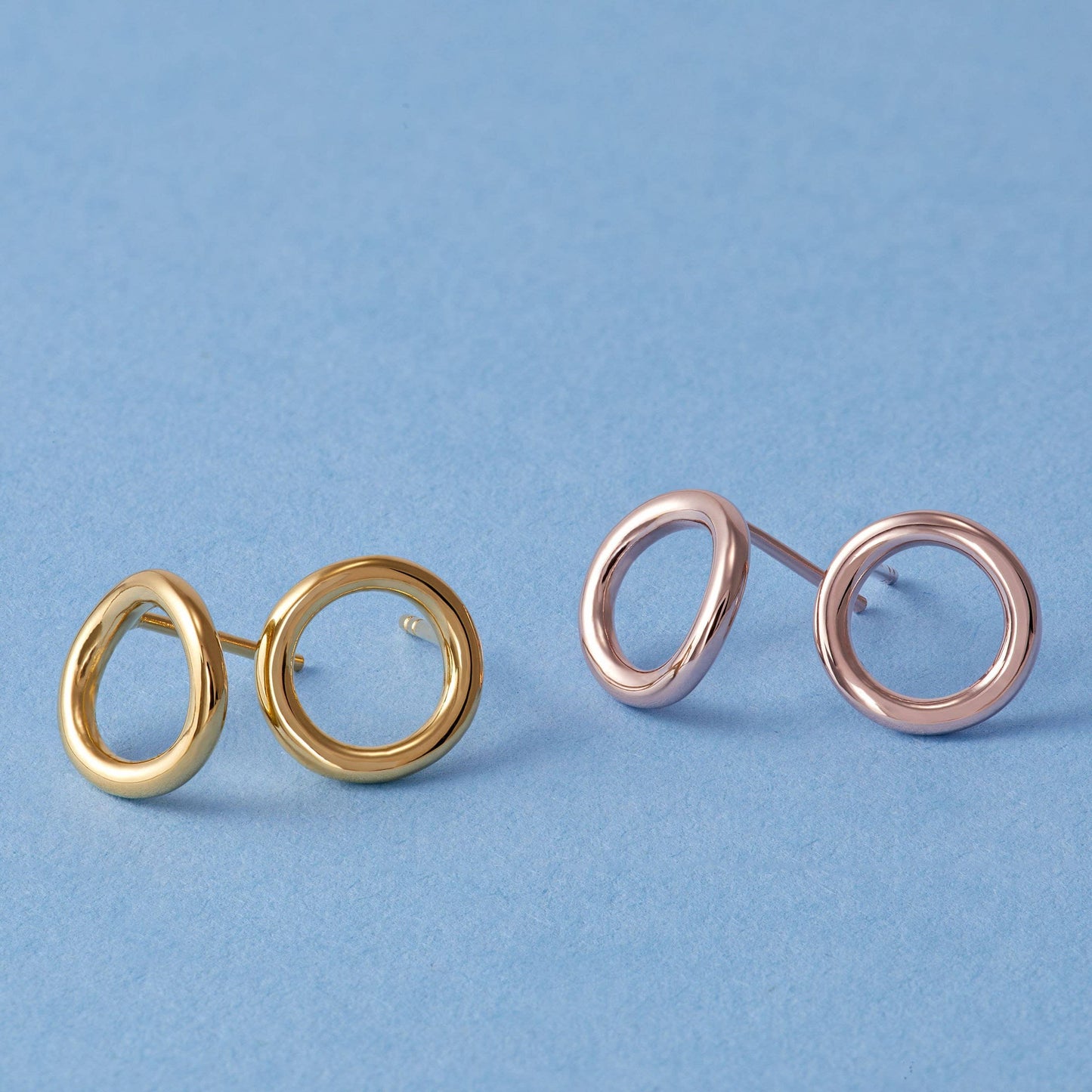 Silpada 'Karma' Open Circle Stud Earrings in Sterling Silver