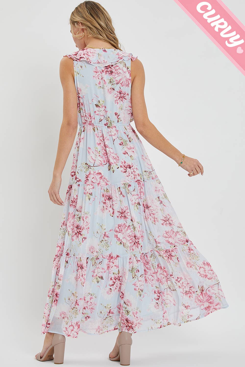 Garden Party Maxi Dress - Plus