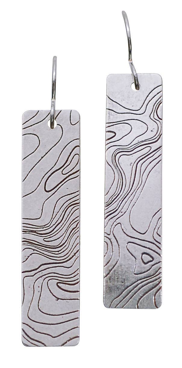 Printed Dangle Earrings