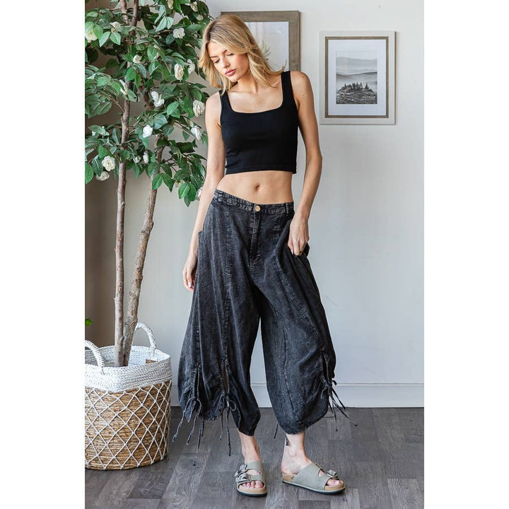 Mineral Washed Cinch Pants