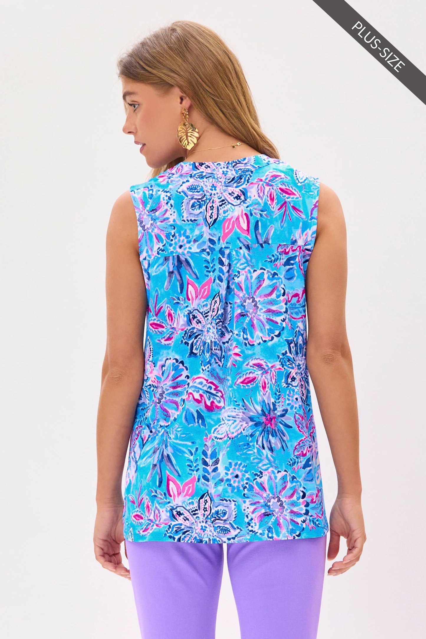 Lizzy Floral Tank - Plus