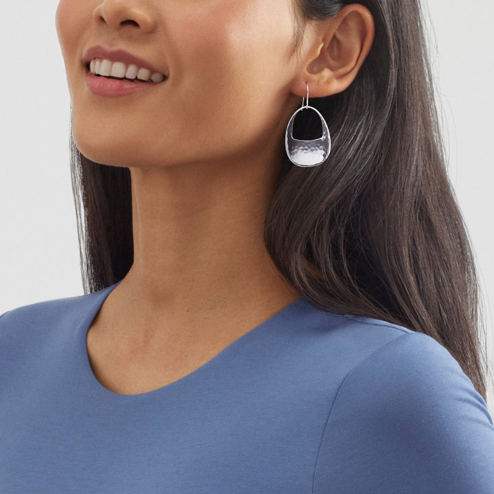 'Show Them Off' Sterling Silver Drop Earrings