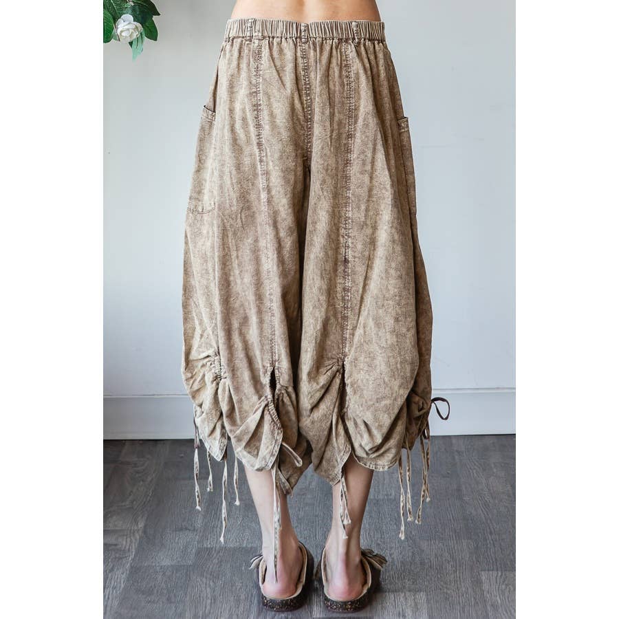 Mineral Washed Cinch Pants