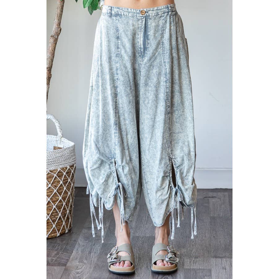 Mineral Washed Cinch Pants