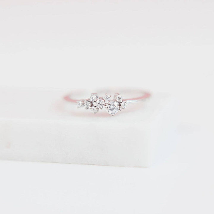 Sparkling Cubic Zirconia Fizz Ring