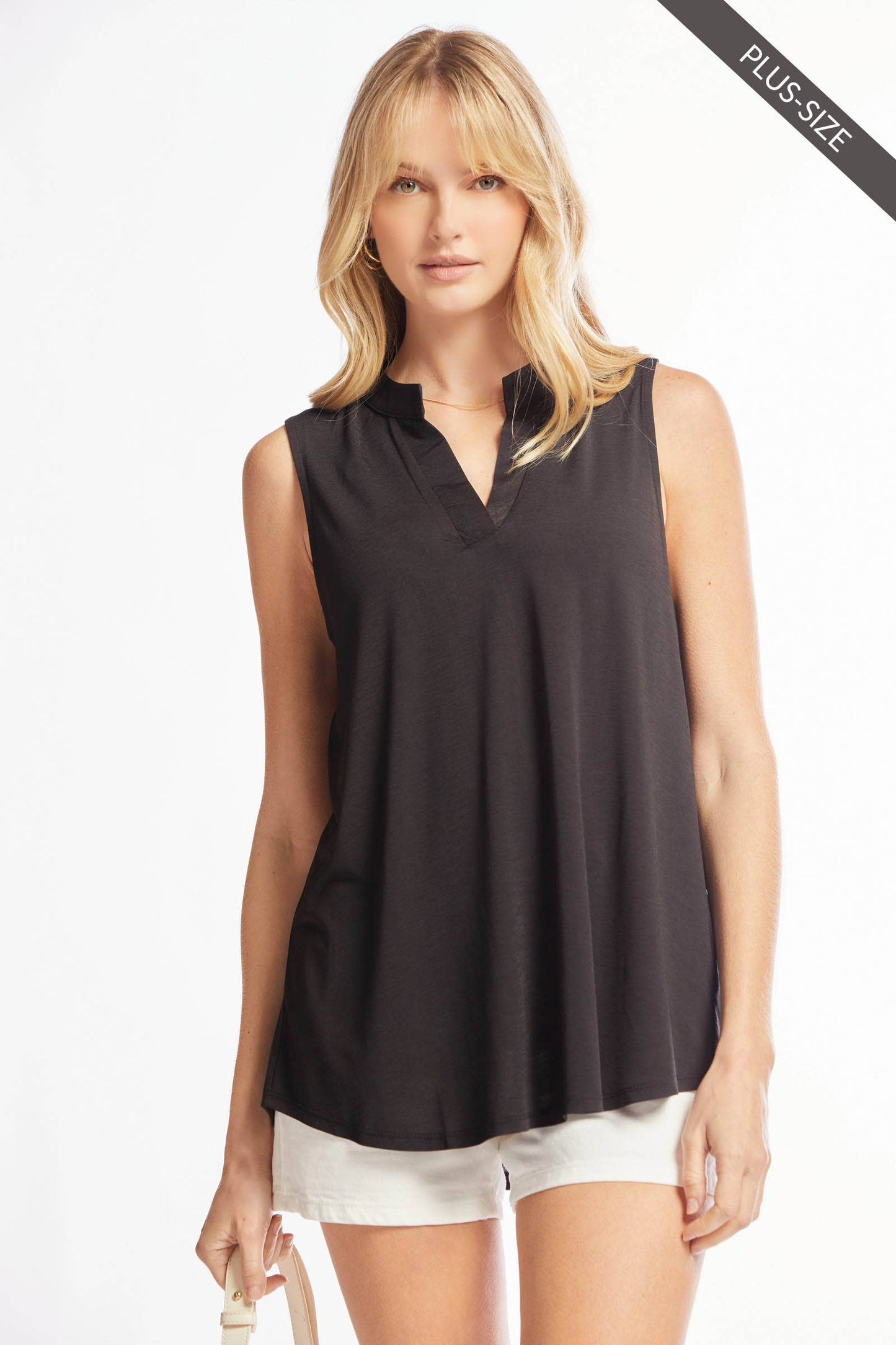 Lizzy Solid Tank - Plus