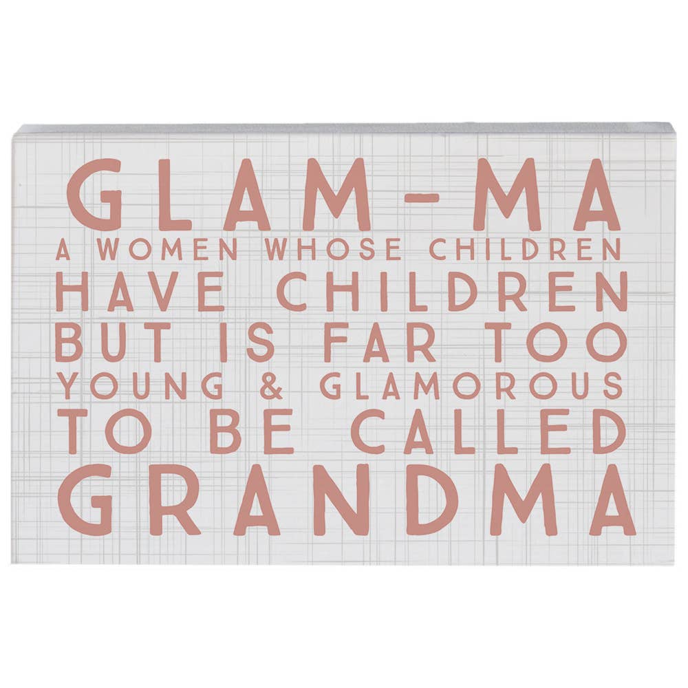 Glam-ma Pink - Small Talk Rectangle
