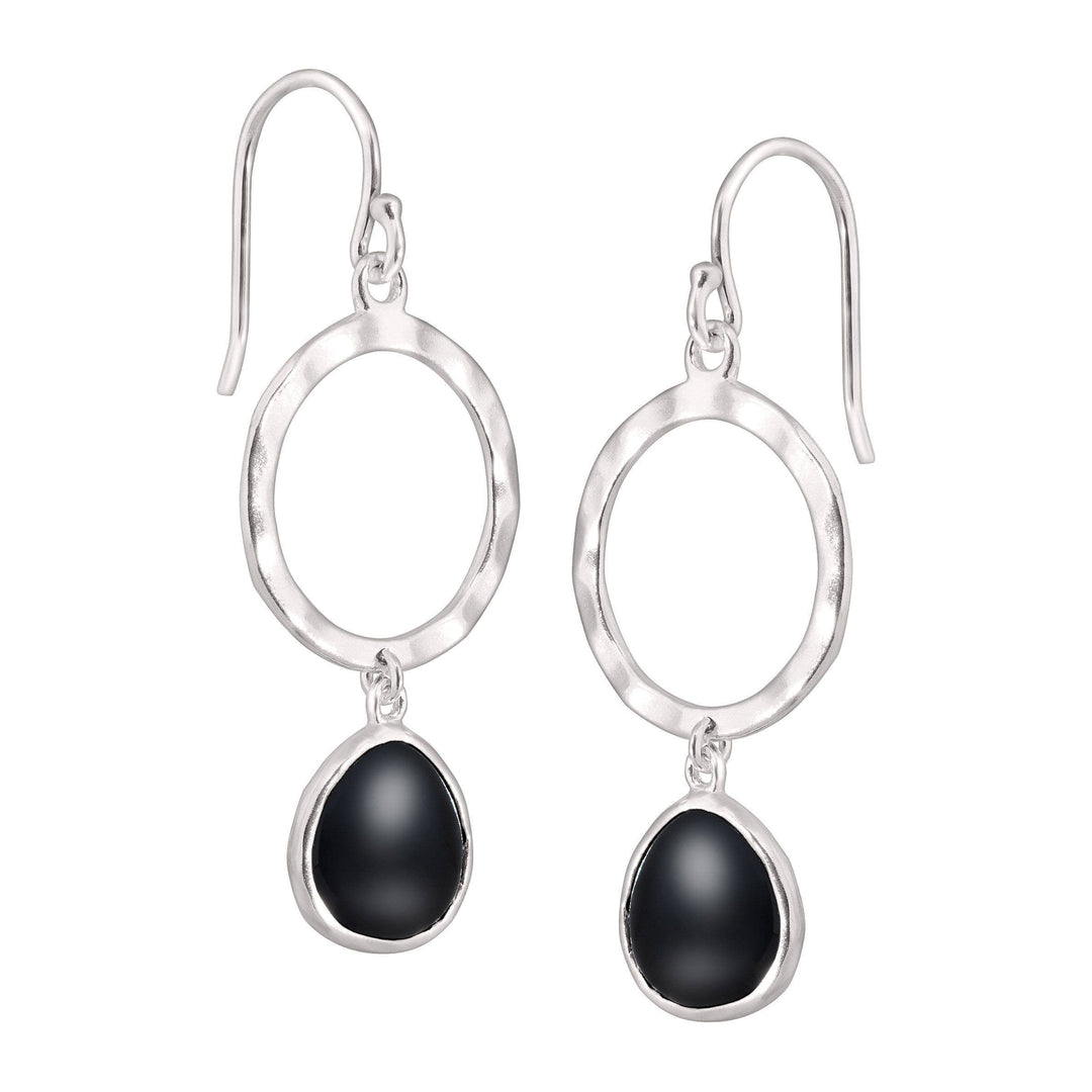 'Dark Halo' Drop Earring