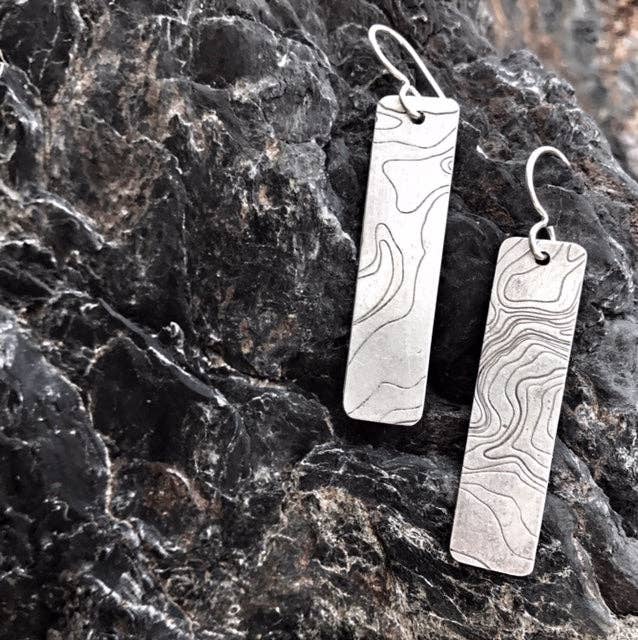 Printed Dangle Earrings