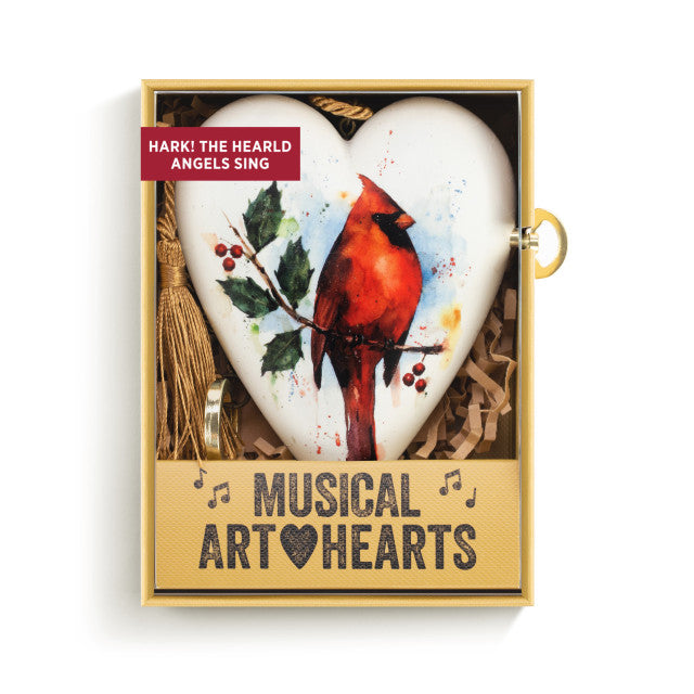 Art Hearts Musical Cardinal – Hark the Herald Angels Sing