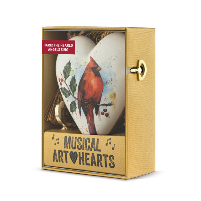Art Hearts Musical Cardinal – Hark the Herald Angels Sing