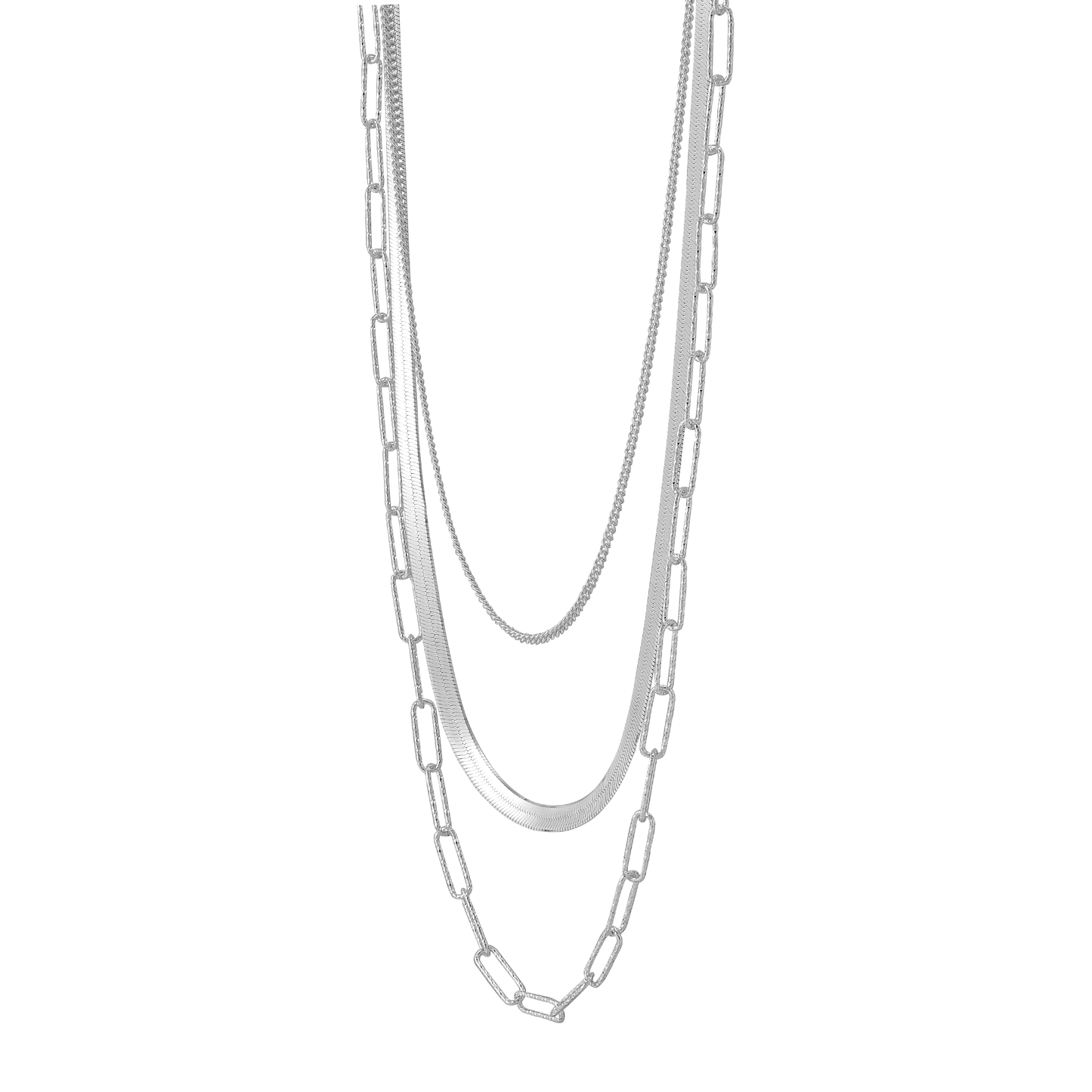 Silpada 'Power of Three' Sterling Silver Necklace, 18" + 2"