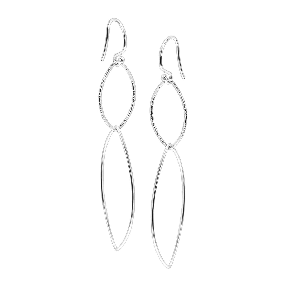 'Interlocking' Drop Earrings