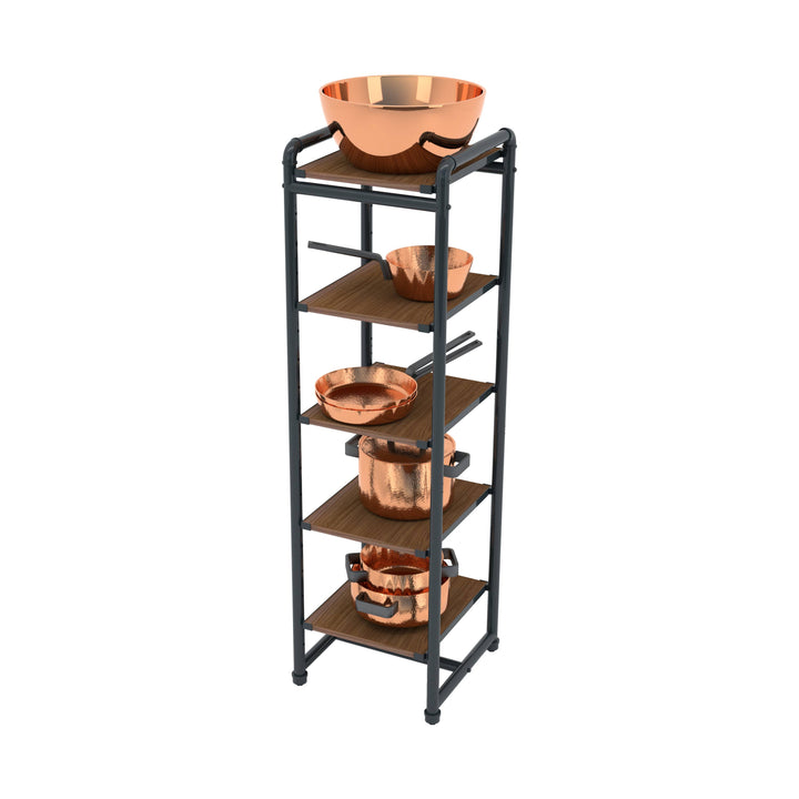 Pipeline Etagere Retail Display Tower - Grey Frame