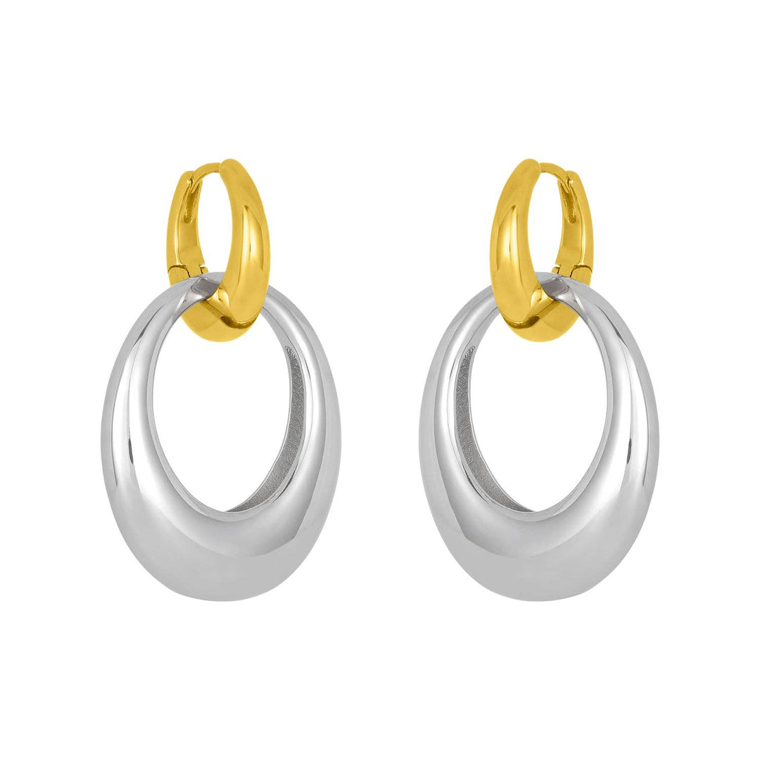 Petra Mixed Metal Hoops