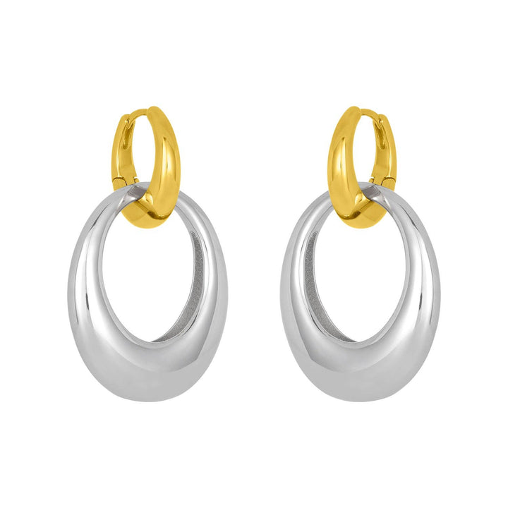 Petra Mixed Metal Hoops