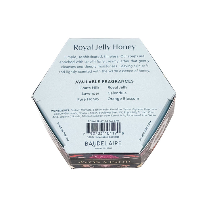 Royal Jelly Honey Soap 3.5oz – Hex Box