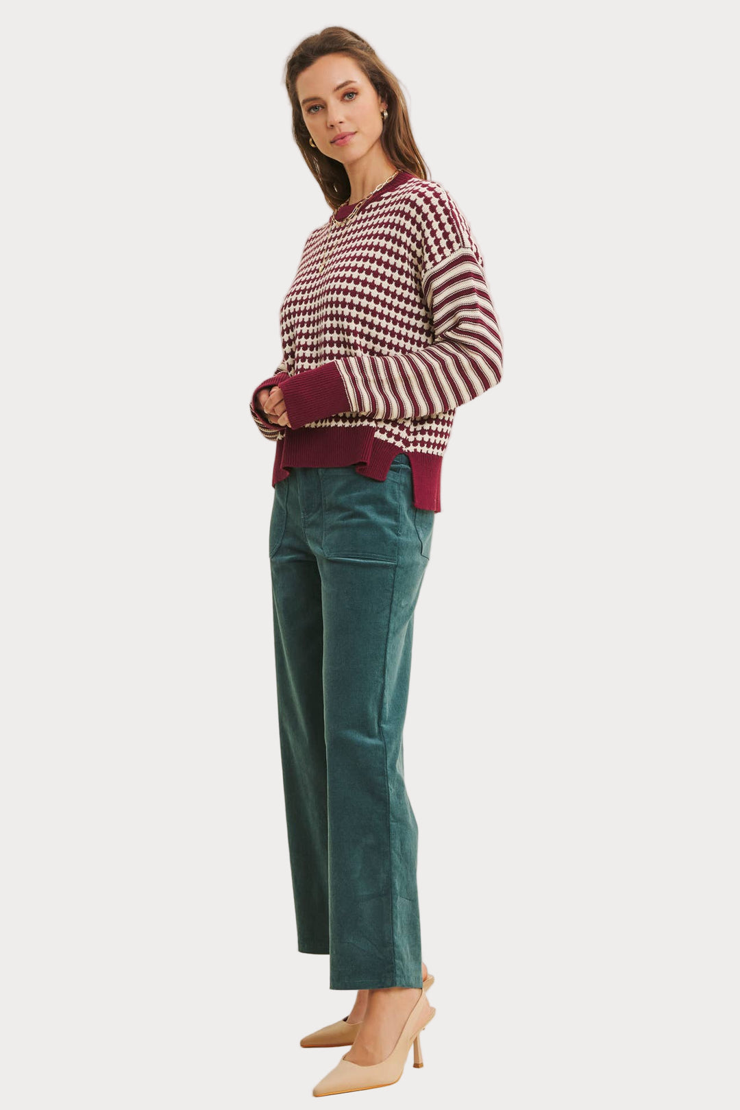 Cozy Textured Pullover Sweater