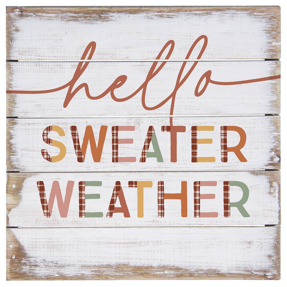 Hello Sweater Plaid - Perfect Pallet Petites