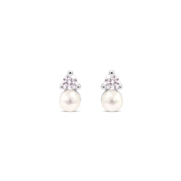 Little Luxuries Mini Pearl Studs