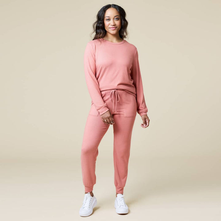 Dream Jersey Crew Neck Lounge Set